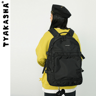 宅系列TYAKASHA塔卡沙双肩包电脑包大容量男女背包学生书包