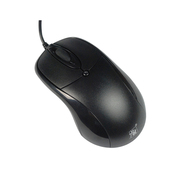 力胜op-300c有线鼠标黑色，台式机电脑笔记本商务，办公网吧送鼠标垫