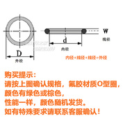 。FKM氟橡胶O型圈耐高温耐酸碱O形密封圈 线径8.6mm外径165mm及以