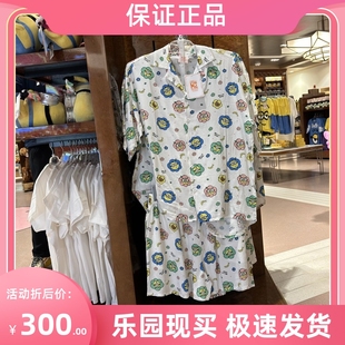 北京环球影城代买小黄人雏菊系列睡衣套装夏款短袖短裤纪念品礼物