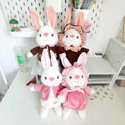 可爱田园兔公仔雪莉小白兔子，毛绒玩具彼得兔子娃娃生日礼物星