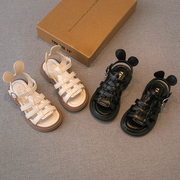 女童凉鞋2023夏季儿童，鞋子小女孩公主鞋软底宝宝，鞋时尚罗马鞋