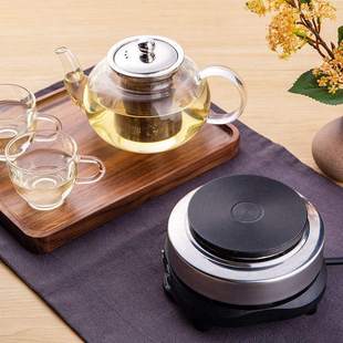 煮茶器煮茶壶玻璃家用烧水壶小型电热炉养生壶玻璃煮蒸电茶壶茶具