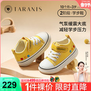 泰兰尼斯211春季男宝宝学步鞋婴儿防滑软底，机能鞋女童帆布鞋