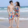 海岛度假情侣泳衣女2024年情侣款沙滩海边蜜月游泳衣男士套装
