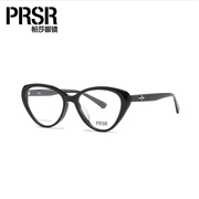 帕莎2024年复古猫眼镜框女高级感大脸时尚，眼镜架可配近视度数