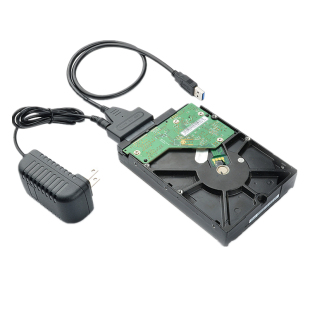 SATA转USB3.0 硬盘转接读取易驱线 外接移动3.5寸串口SSD固态机械
