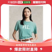 日本直邮Polo Ralph Lauren 女士RL标志印花棉质T恤 WMPOKNINCU20