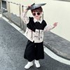 儿童新中式套装24春季中国风男童运动两件套洋气宝宝潮酷汉服