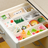 日本进口inomata厨房，餐具抽屉收纳盒橱柜，收纳格自由分隔整理
