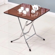 便携正方形折叠餐桌小户型家用吃饭桌子麻将桌棋牌方桌简易折叠桌