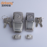 DK604-1-2不锈钢搭扣锁 DKS机械箱配电柜门锁 灯箱锁暗藏式小方锁