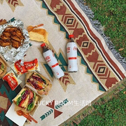 北欧风郊游野餐垫户外便携防潮垫布，ins风户外毯餐垫野外聚餐垫子