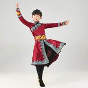 儿童少数民族舞蹈服男女童蒙古舞，筷子舞白马舞蹈，表演出服装蒙古族