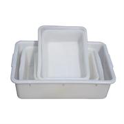 长方形白色小塑料盆，大号加厚养殖工业，无盖零件盒塑胶箱周转箱胶盒