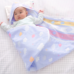 初生婴儿纱布包被新生儿纯棉，包巾宝宝抱被襁褓，四季通用夏季薄款