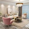 轻奢布艺沙发组合法式实木现代简约客厅，沙发美式小户型高端家具
