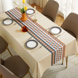 桌布免洗防油防水防烫客厅家用餐桌台布pvc塑料茶几桌垫布艺定制