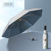 防晒伞超强防紫外线，双层遮阳伞太阳伞加倍黑胶，雨伞女晴雨两用