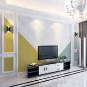 电视背景墙壁纸8d立体大气客厅，现代简约几何，3d5d影视墙布墙纸壁画