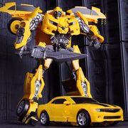 大号变形玩具大黄蜂雪佛兰汽车机器人合金模型儿童男孩礼物6789岁