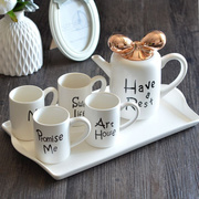 欧式骨瓷咖啡杯套装创意，陶瓷杯欧式高档下午茶，茶具结婚礼物