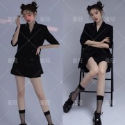 影楼甜酷鬼马少女西装范写真主题服装时尚个性形象照摄影服饰