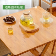 家用吃饭桌四方桌子实木可折叠餐桌子经济型手提折叠桌轻便