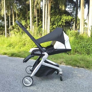 配件遛娃神器BeBeBus艺术家婴儿推车伞车通用遮阳遮光布防紫外线