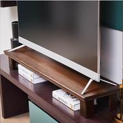 实木液晶电视机增高架电视柜加高架子垫高底座桌上抬高置物架桌面