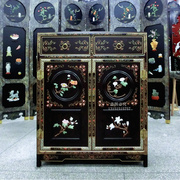 扬州漆器具柜子新中式古典门厅，柜玄关柜，鞋柜隔断柜储物