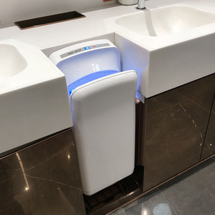 格威特全自动感应烘手机卫生间烘手器厕所双面手烘干机干手器商用