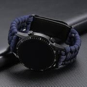 适用于三星s3/三星s4（46mm）/三星galaxy watch46手表表带22mm通用尼龙魔术贴智能手表配件运动腕带个性时尚