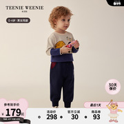 TeenieWeenie Kids小熊童装男女宝宝23年款冬季儿童加绒裤子