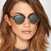 英国CherryKoko潮流反光墨镜百搭太阳眼镜复古米钉彩膜太阳镜品牌