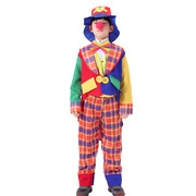 儿童小丑服马戏团，舞台角色扮演表演服装万圣节cosplay舞会燕尾服