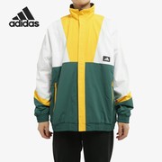 adidas阿迪达斯森林绿森林绿男子休闲运动防风夹克外套gm4444