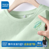 KV真维斯水绿色短袖t恤女2024 夏季通勤宽松时尚圆领体恤上衣