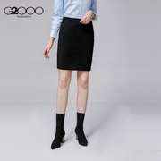 g2000女装春夏职业气质黑色，短裙商务通勤工作一步包臀裙
