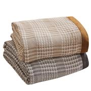 竹纤维毛巾被纱布盖毯毛巾毯单双人，午睡空m调毯冰丝夏凉被夏季薄