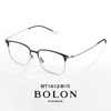 bolon暴龙眼镜24商务，近视镜架β钛架镜，方框男可配度数bt1612
