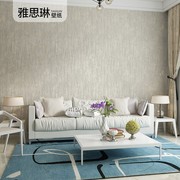 金色灰色无纺布纯色素色条纹，墙纸美式客厅，背景墙卧室壁纸欧式奢华