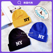 针织冷帽子毛线帽韩国ny欧美潮范男女秋冬季时尚街头炸街高街