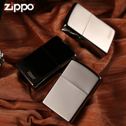 zippo芝宝美国打火机黑冰，150zl标志镜面，防风煤油刻字火机