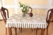北欧风桌布长方形书桌台布方桌布艺，长桌罩轻奢风客厅茶几简约布套