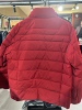 保罗白鸭绒，常规款本命年红色，羽绒外套