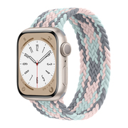 适用applewatch98代iwatch6苹果手表表带se创意，编织卡扣个性潮男女通用iwatch23567代腕带非49配件