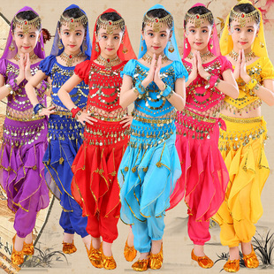 印度舞演出服儿童六一少儿，肚皮舞元旦幼儿园女童天竺少女表演服装