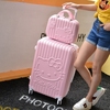 高档可爱拉杆箱女士韩版旅行箱，学生行李箱万向轮，20寸登机皮箱子