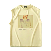 新到货Taylor Swift霉霉1989演唱会海报喷印夏季薄坎肩背心无袖T